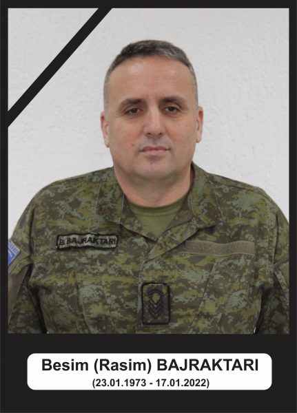 Lajm i trishtë-ka vdekur nënoficeri i lartë i FSK-ës, Besim Bajraktari.